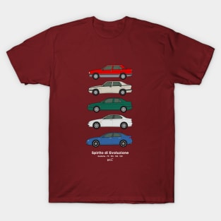 Alfa Romeo saloon car collection T-Shirt